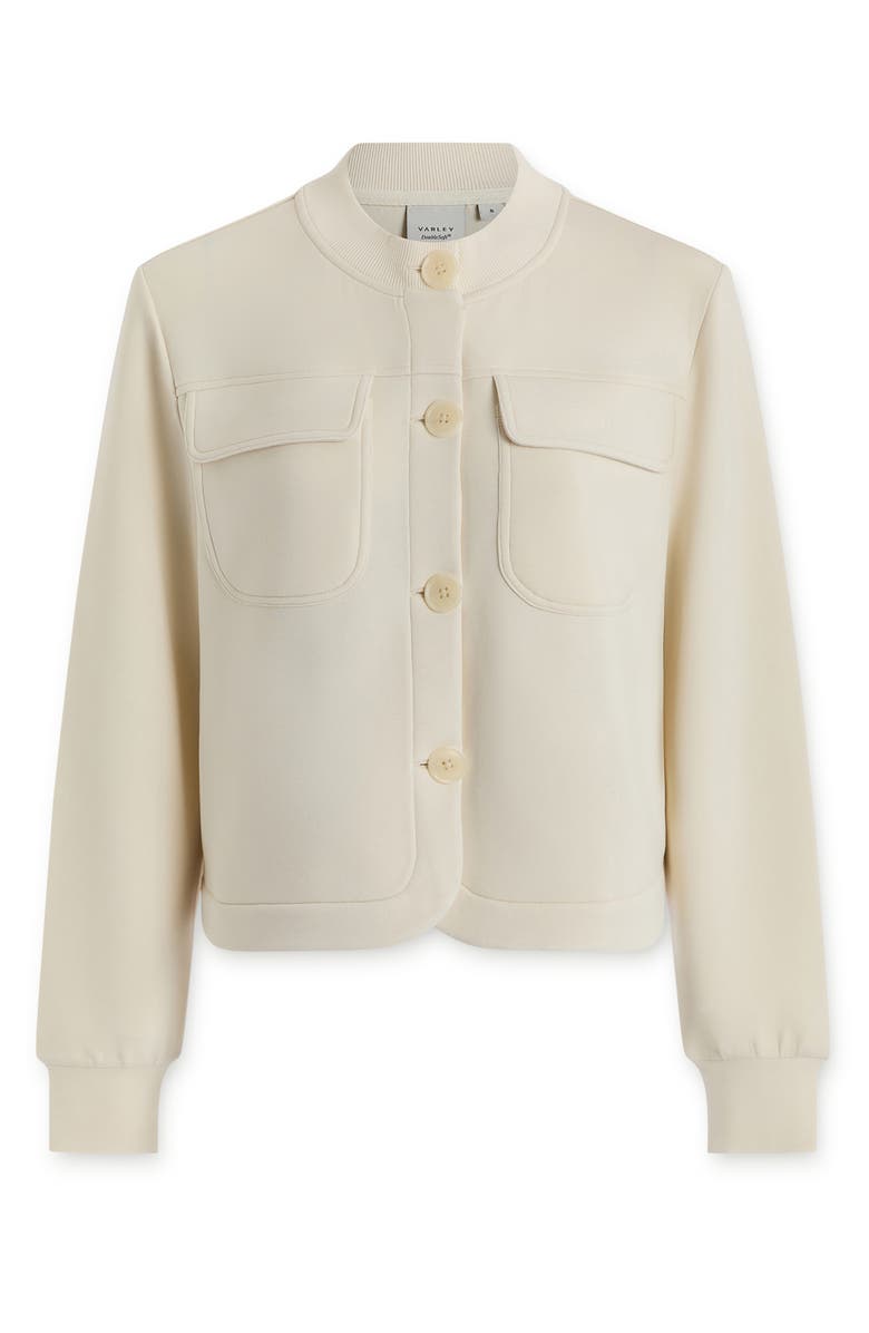 Varley Hartwell Button Front Sweater, Alternate, color, Pristine