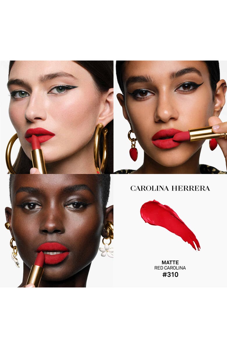 Carolina Herrera Fabulous Kiss Matte Refillable Lipstick, Alternate, color, 310 Carolina Red