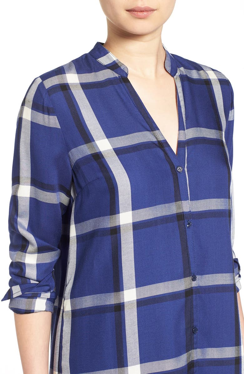 cupcakes and cashmere 'Vevina' Plaid Shirtdress, Alternate, color,