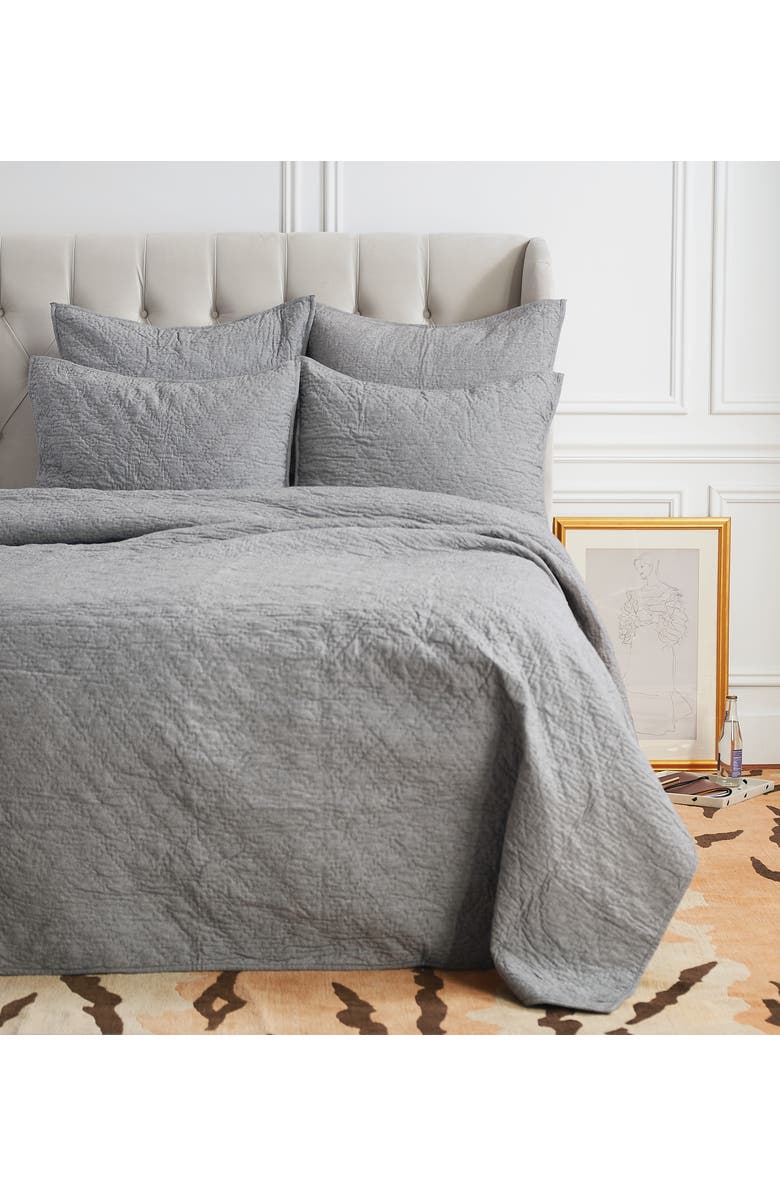 ELISABETH YORK Sutton Quilt, Main, color, Gray