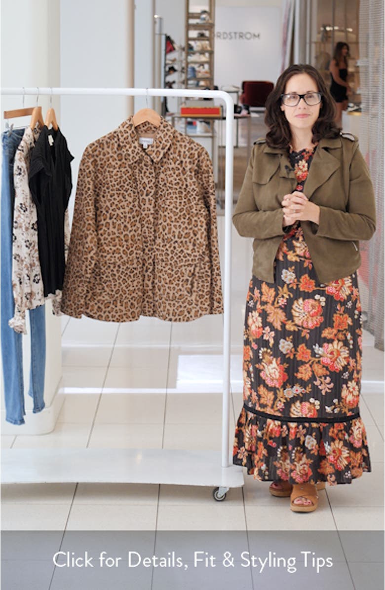 Cecile Quilted Denim Jacket, sales video thumbnail