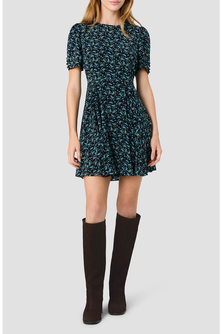 Marina Ditsy Floral Chiffon Minidress, Main, color, LUCIA DITSY FLEUR