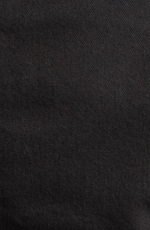 Ferragamo Asymmetric Raw Edge Denim Blazer In Nero