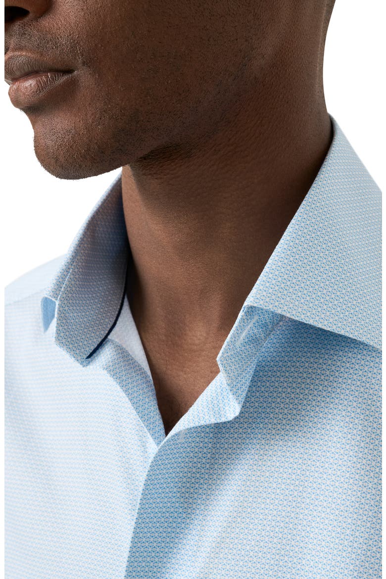 Contemporary Fit Signature Twill Button-Up Shirt, Alternate, color, LIGHT BLUE