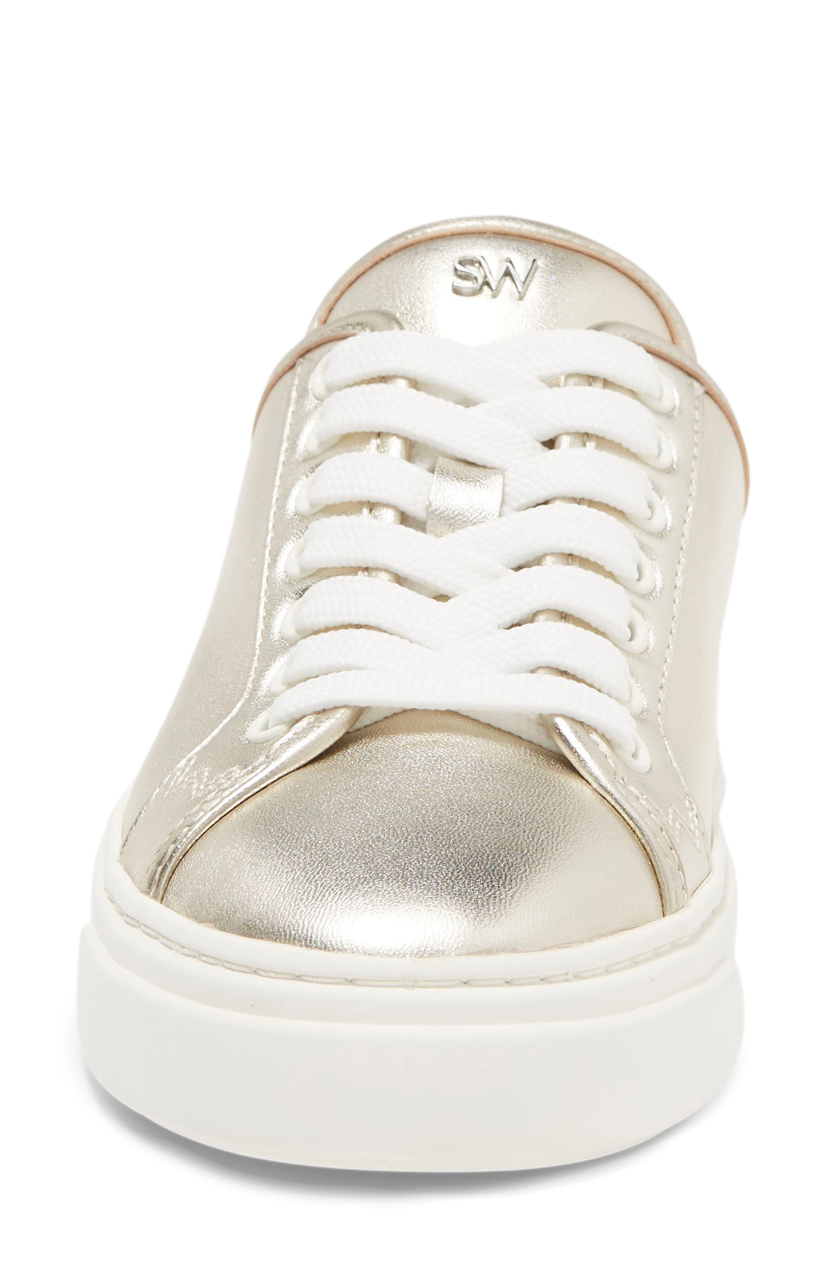 Skater Mule Sneaker, Alternate, color, PLATINO