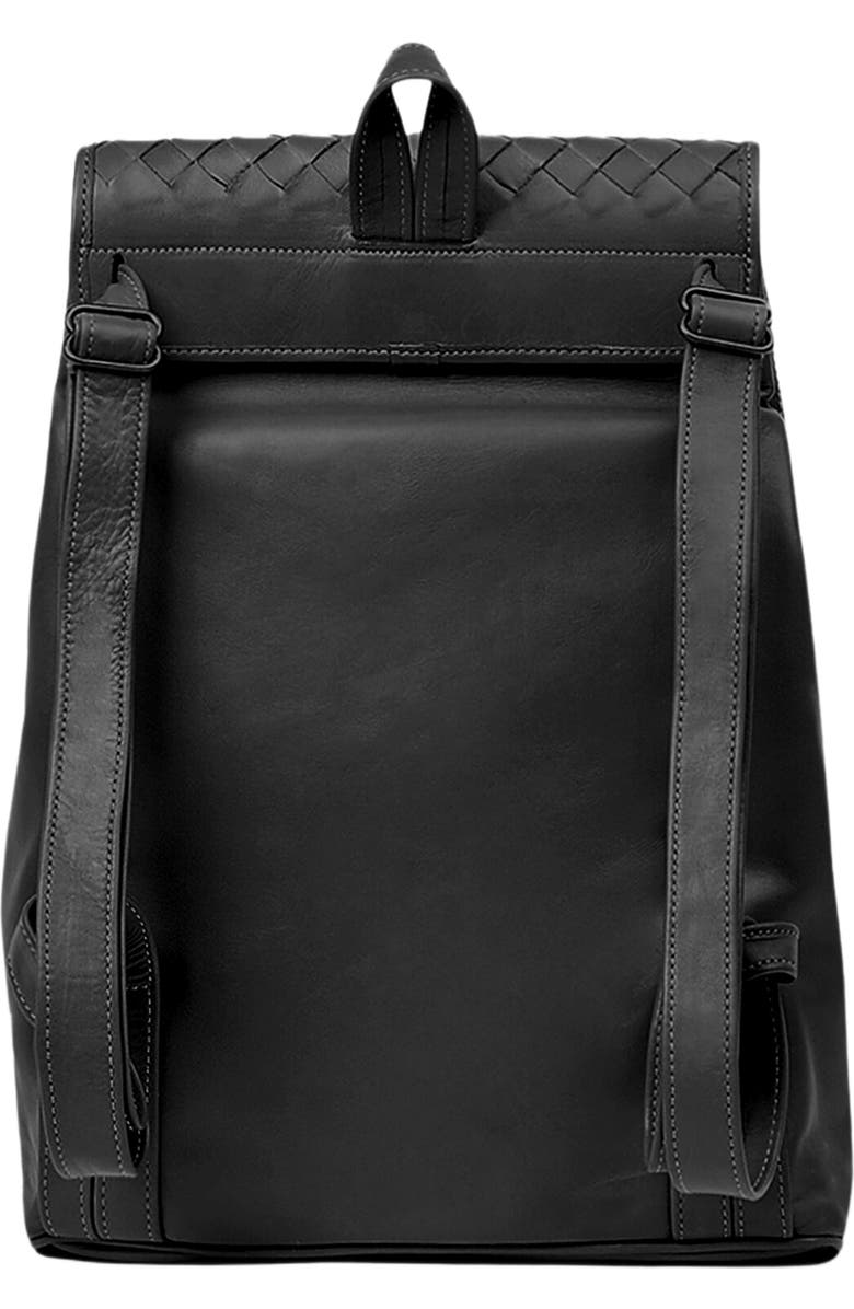 Deux Mains Woven Backpack, Alternate, color, Black