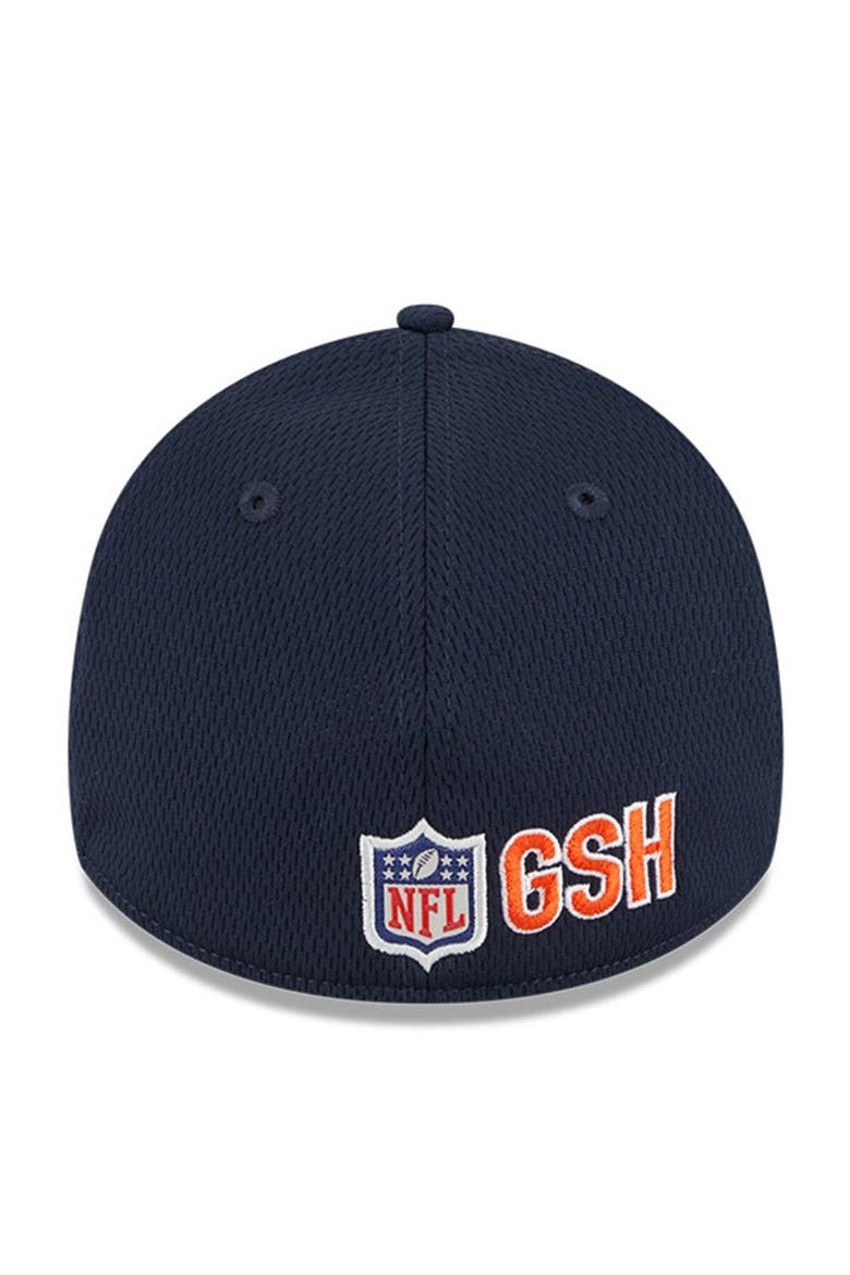 Men's New Era Navy Chicago Bears 2023 NFL Training Camp Alternate Logo 39THIRTY Flex Fit Hat, Alternate, color, Navy