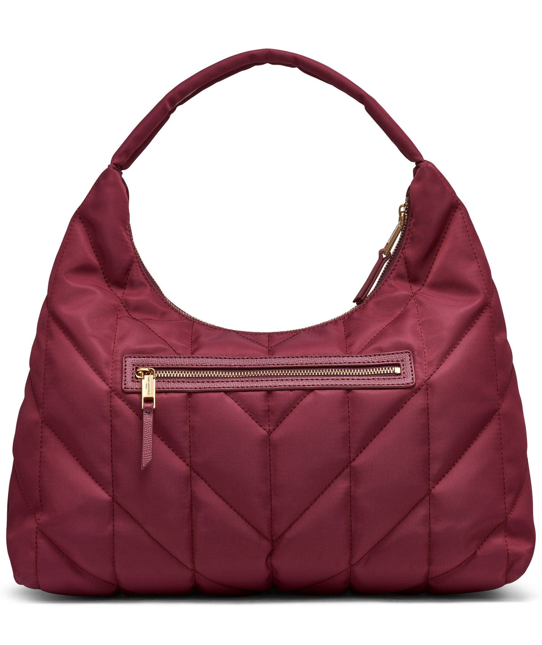 KARL LAGERFELD PARIS Voyage Hobo, Alternate, color, Wine