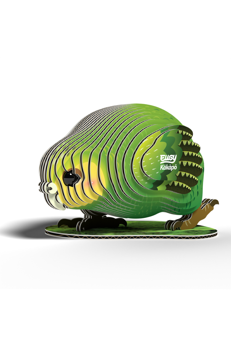 Kakapo 3D Puzzle, Alternate, color, No Color