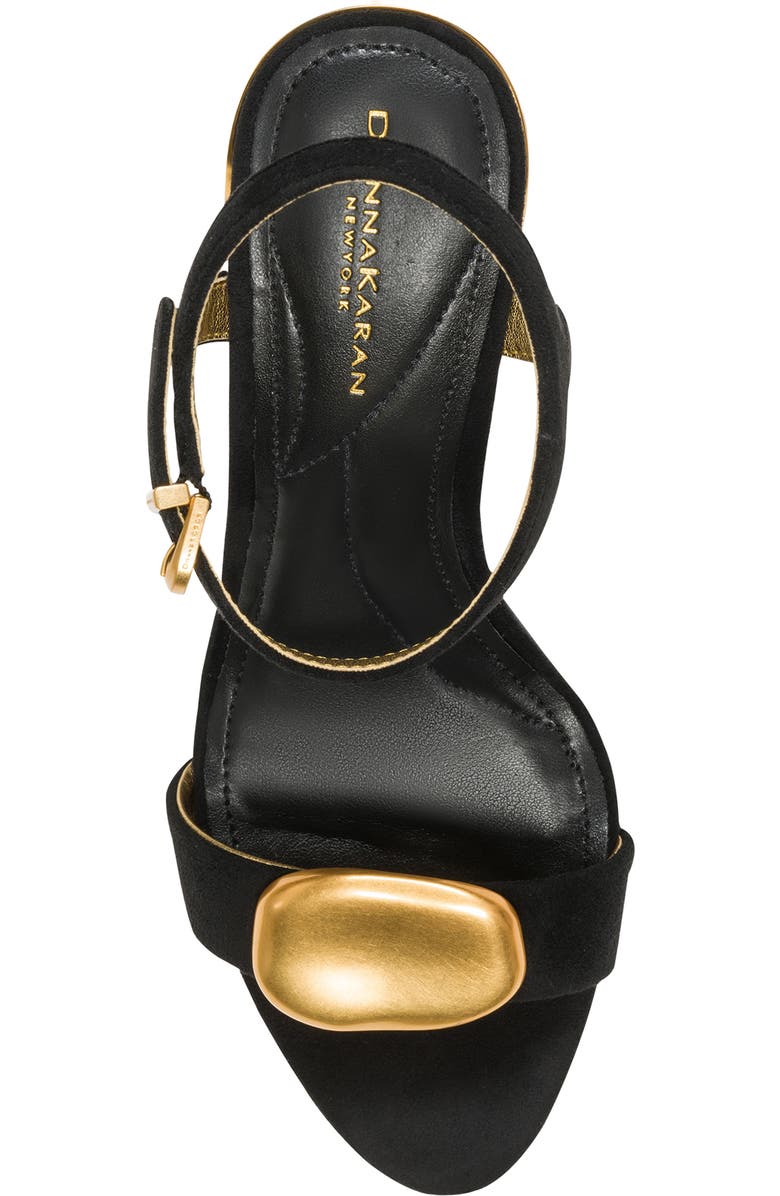 Donna Karan New York Seraphina Ankle Strap Sandal, Alternate, color, Black