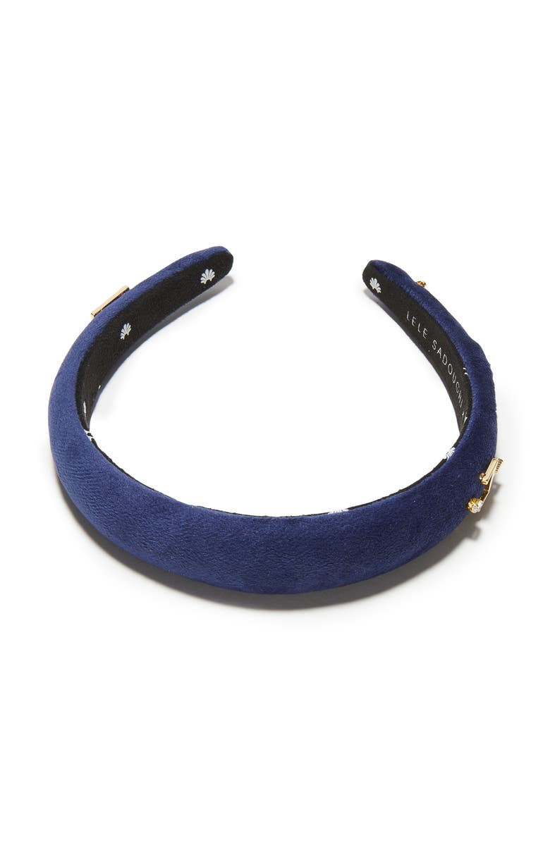 Lele Sadoughi New York Giants Charlotte Headband, Alternate, color, Blue 400