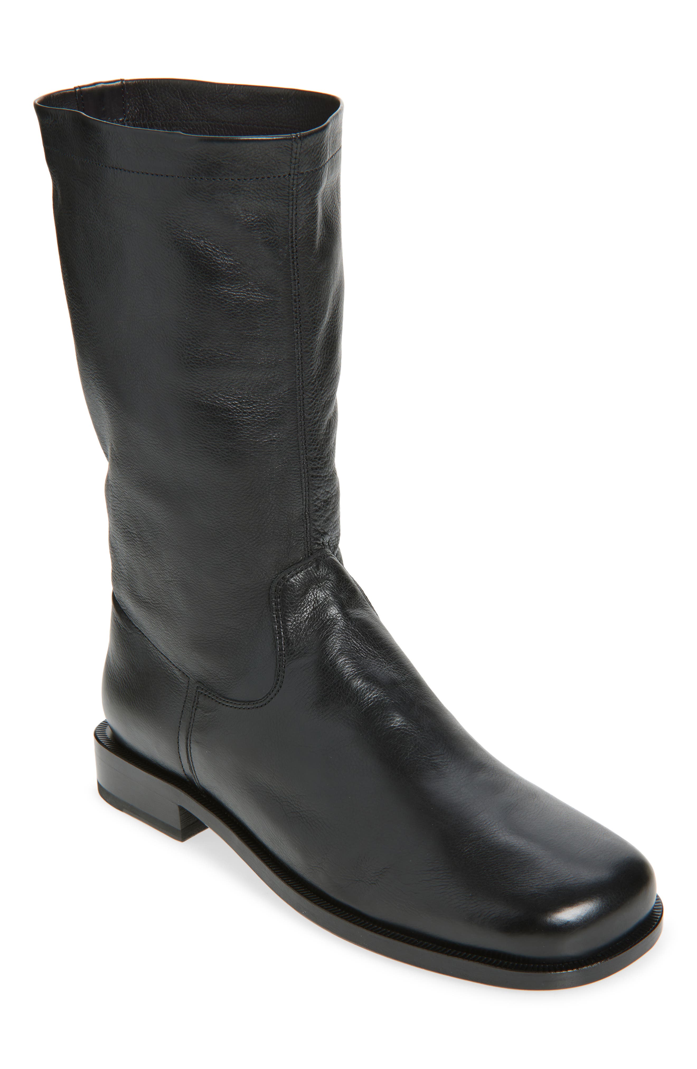 Lemaire Soft Workwear Boot, Main, color, Black Bk999