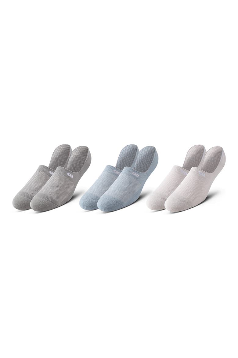 3-Pack No-Show Socks, Main, color, LT.BLUE