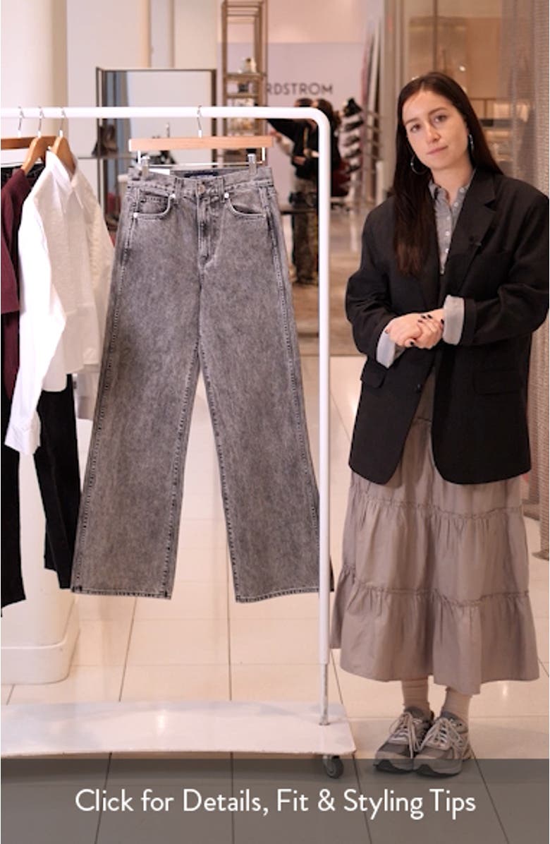 Taylor High Waist Wide Leg Jeans, sales video thumbnail
