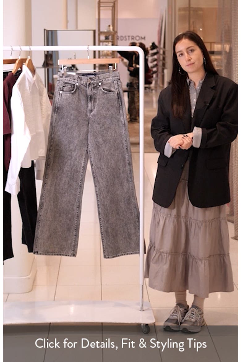 Taylor High Waist Wide Leg Jeans video