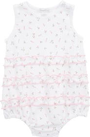 Kissy Kissy Garden Roses Ruffle Bubble Romper