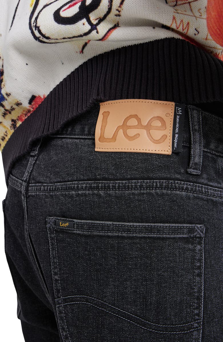 Lee x Basquiat Slim Fit Jeans, Alternate, color, 