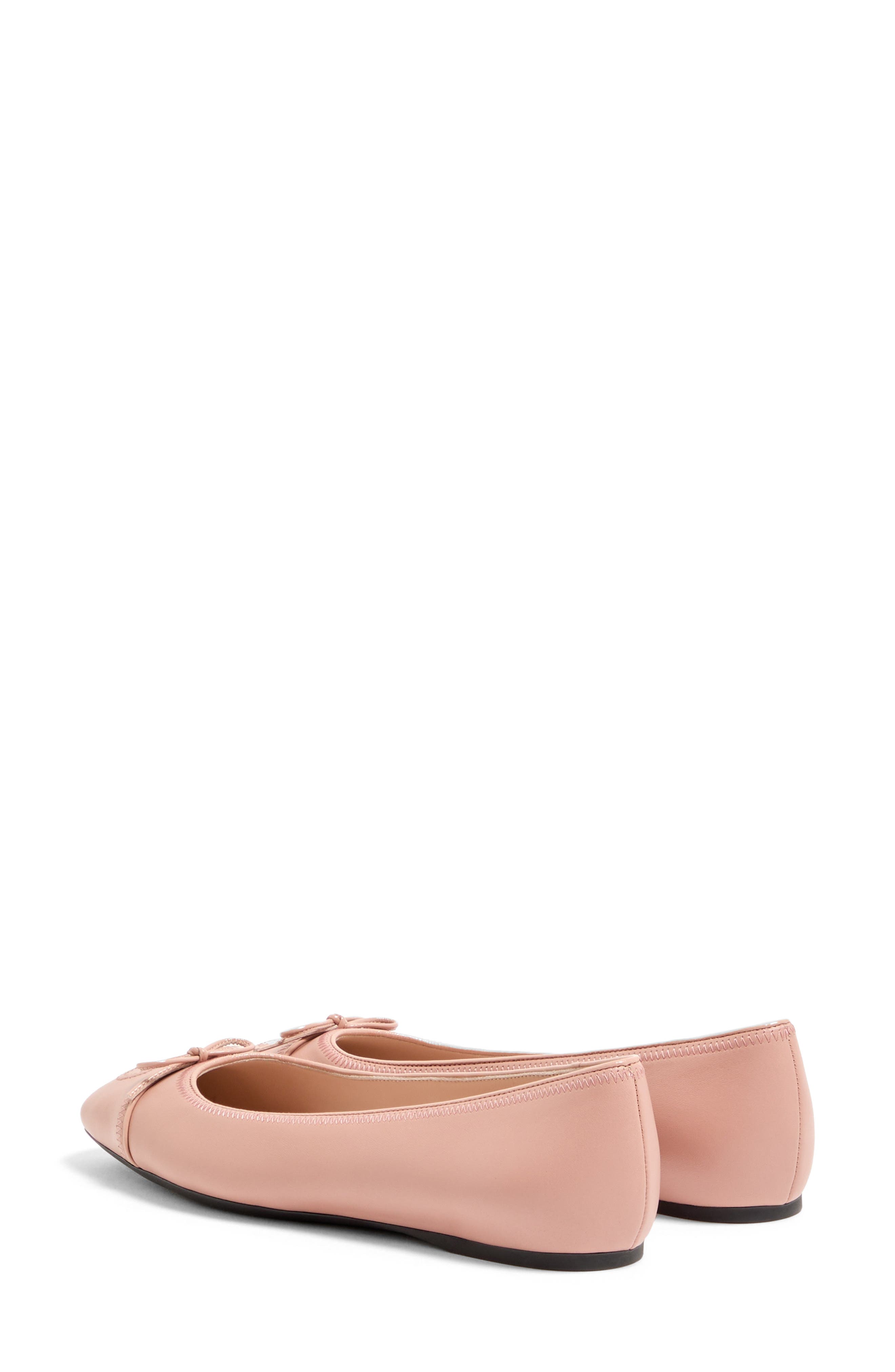 VLOGO Signature Ballerina Flat, Alternate, color, CREAM