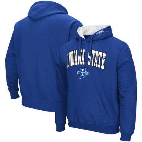 Men's Colosseum Royal Indiana State Sycamores Isle Pullover Hoodie
