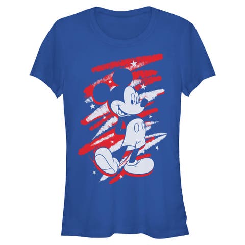 Junior's Classic Pose and Scribbles Short Sleeve Graphic T-Shirt