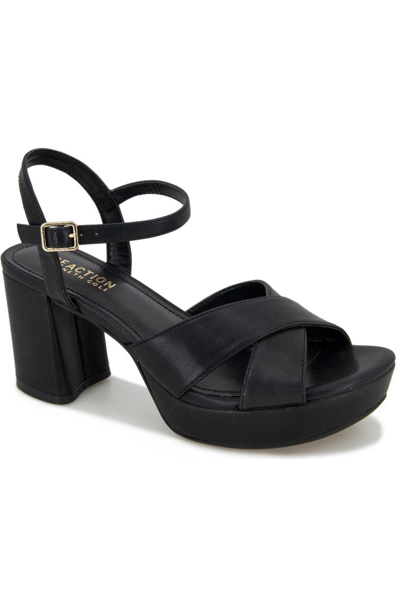 Reaction Kenneth Cole Reeva Platform Sandal, Main, color, Black