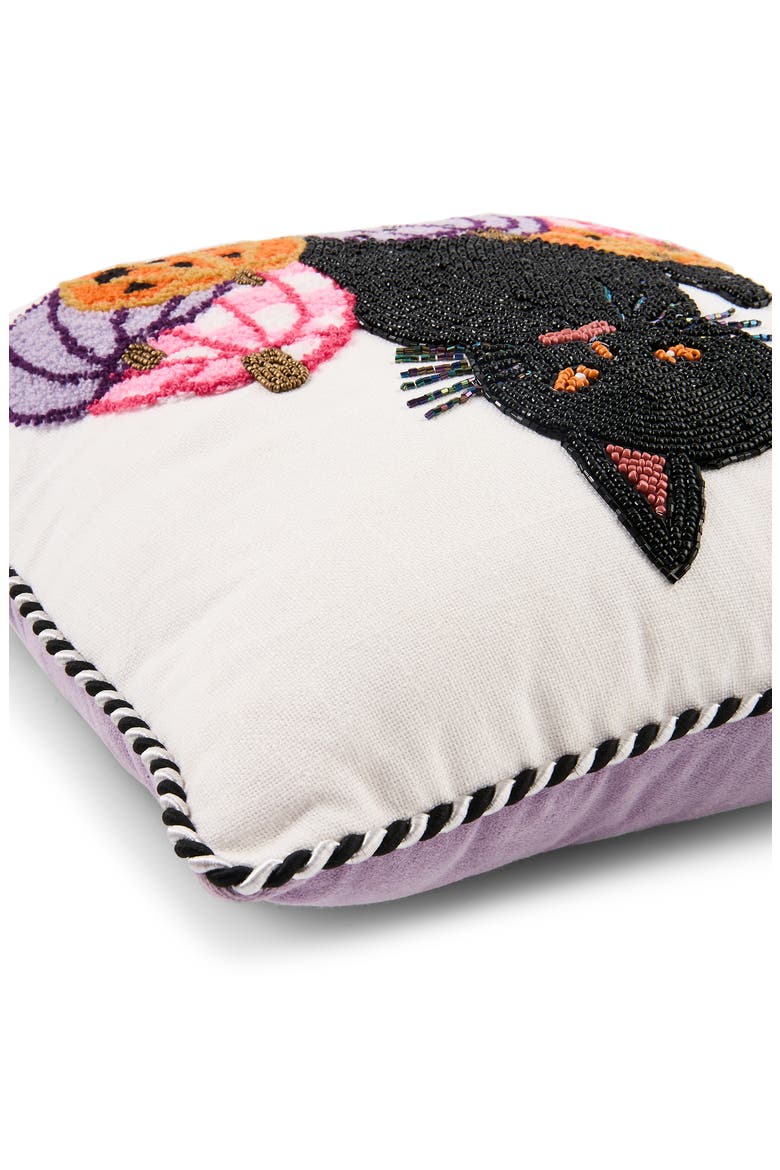 Hocus Pocus Cat Throw Pillow, Alternate, color, MULTI