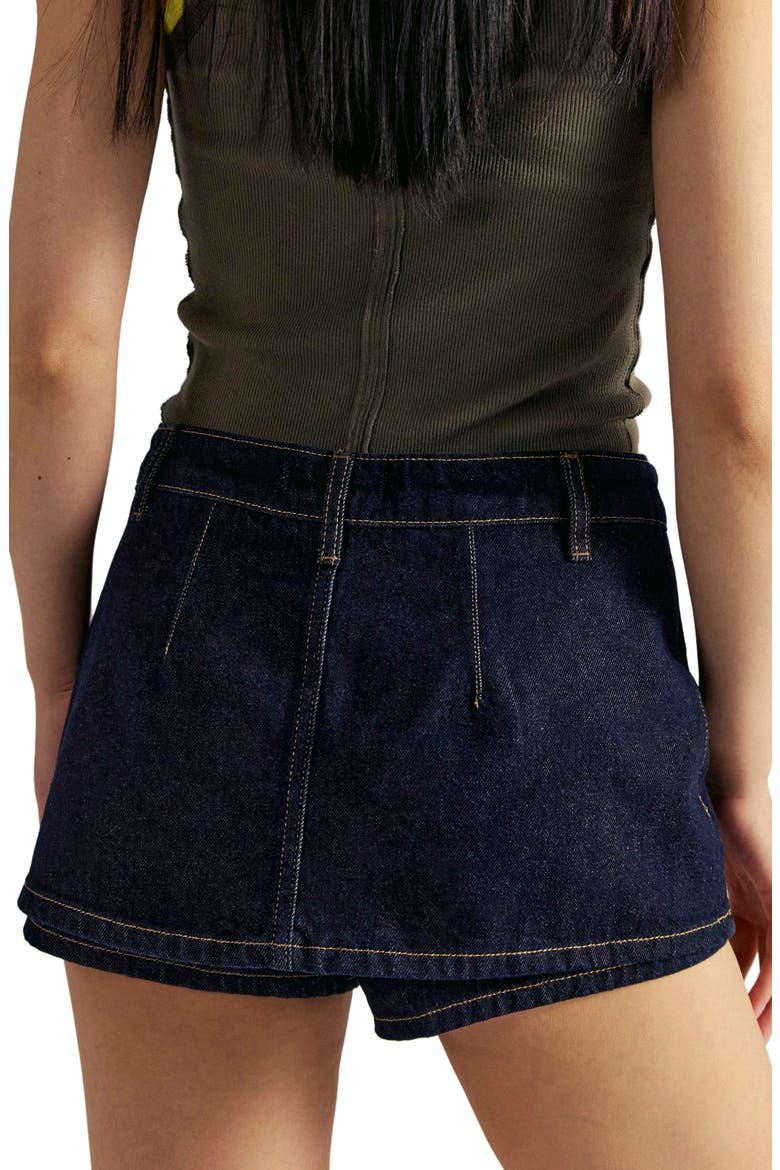 Galivanting Denim Skort, Alternate, color, RINSE