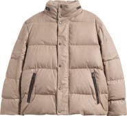 BOSS Doverso Quilted Hooded Wool Puffer Coat