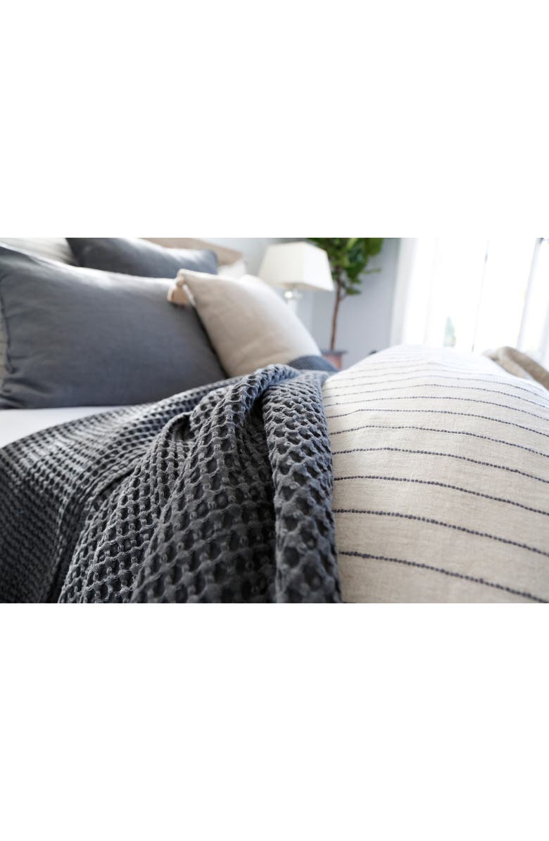 Pom Pom at Home Zuma Blanket, Alternate, color, Charcoal