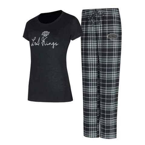 Women's Concepts Sport Los Angeles Kings Vector T-Shirt & Pants Sleep Set