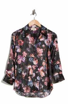 L'AGENCE Dani Print Silk Shirt