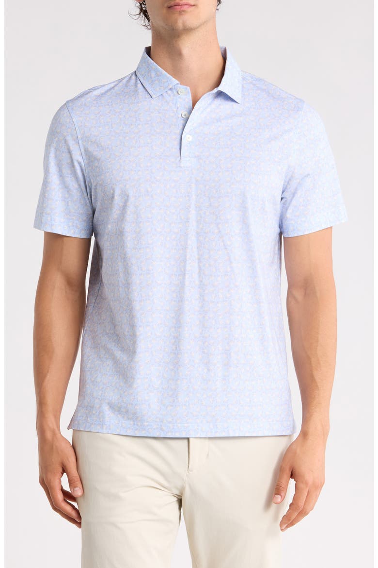 Short Sleeve Polo, Main, color, SKY