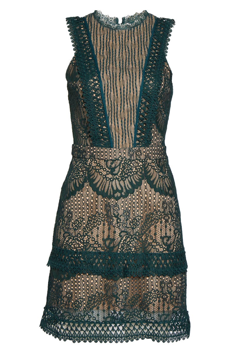 Adelyn Rae Cori Lace Dress, Alternate, color,