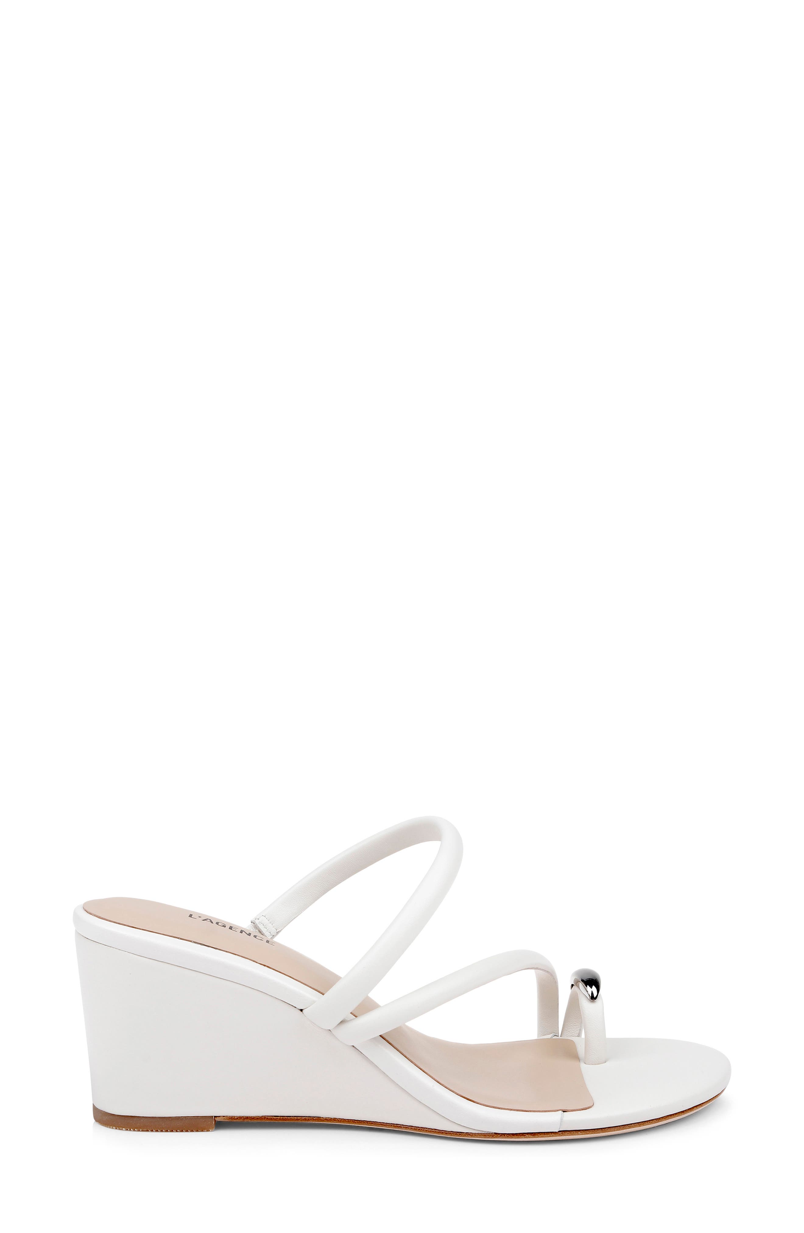 Maritza Wedge Slide Sandal, Alternate, color, ECRU