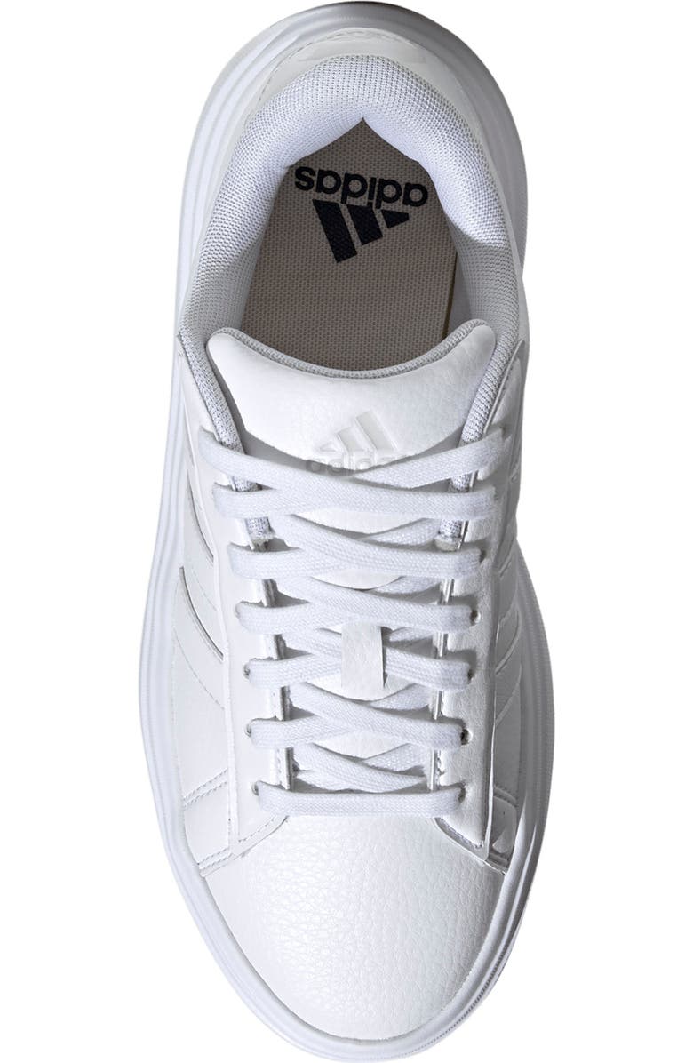 adidas Grand Platform Sneaker, Alternate, color, White/ White/ Crystal White