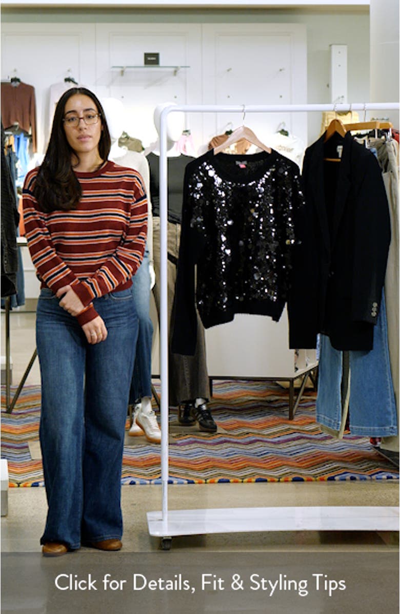 Paillette Crewneck Sweater, sales video thumbnail