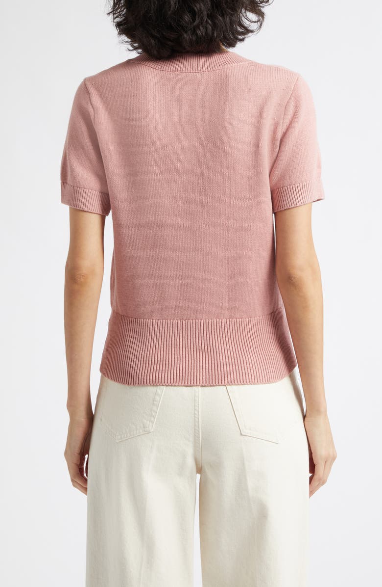 Reiss Valerie Cotton & Wool Sweater, Alternate, color, Pink
