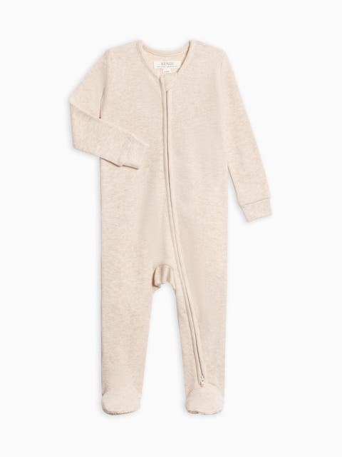 Lane Waffle Knit Footed Sleeper (Baby)