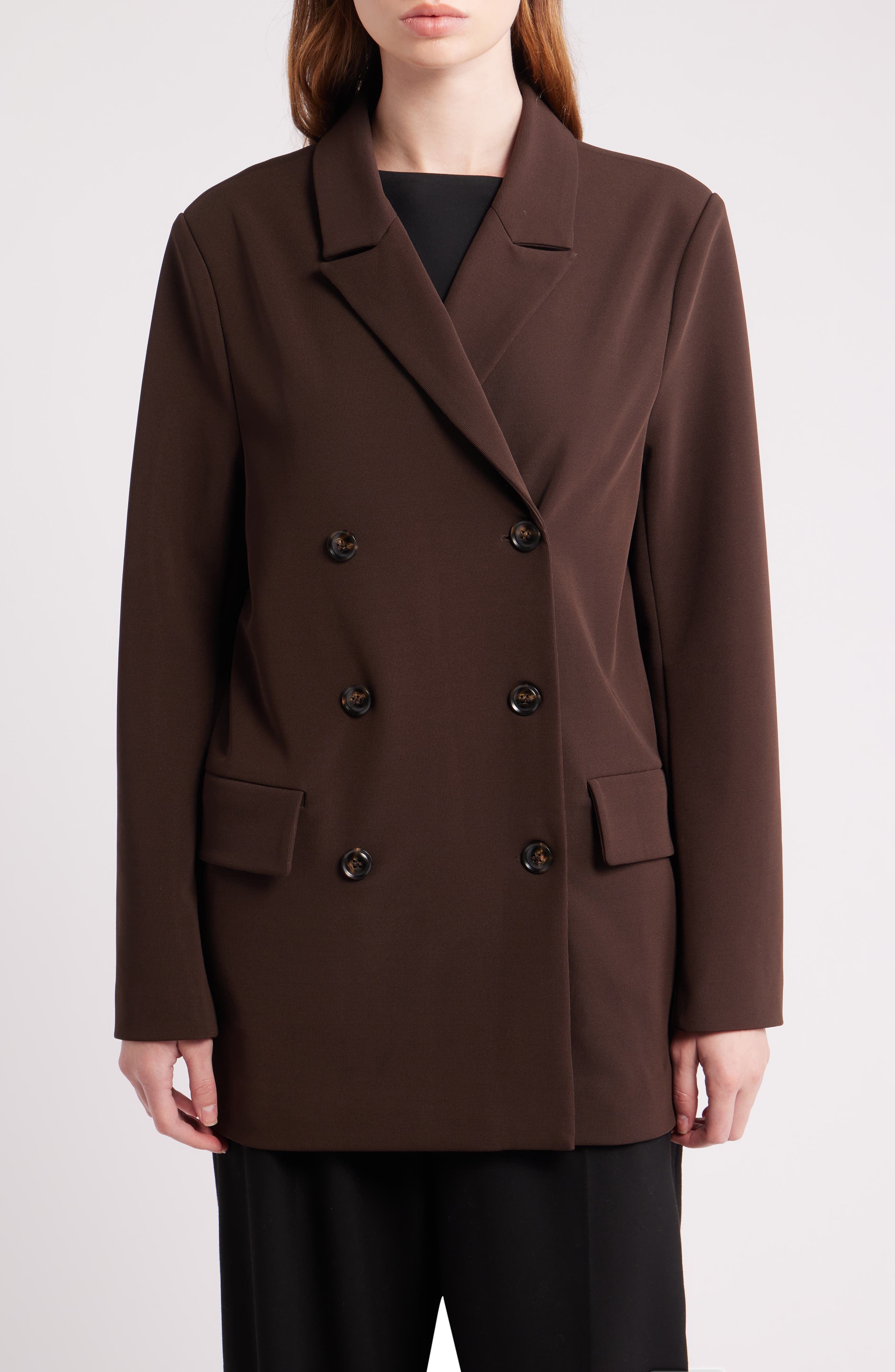 Anthony Double Breasted Longline Blazer