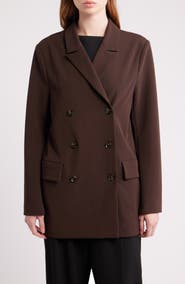dRA Anthony Double Breasted Longline Blazer