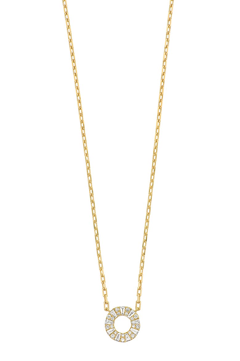 Circle of Life Diamond Pendant Necklace (Nordstrom Exclusive), Main, color, 14K YELLOW GOLD