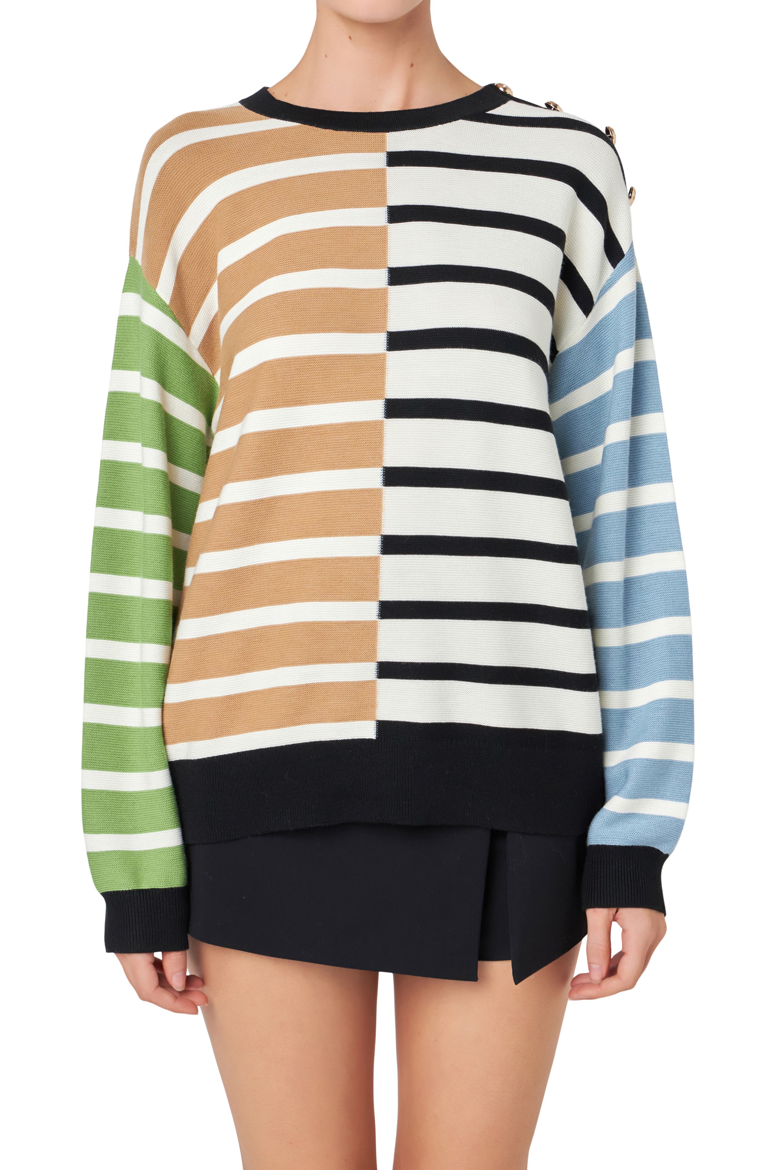 Mixed Stripe Sweater