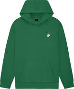Dalix Womens Heartly Ghost Midweight Fleece Relaxed Hooded Sweatshirt