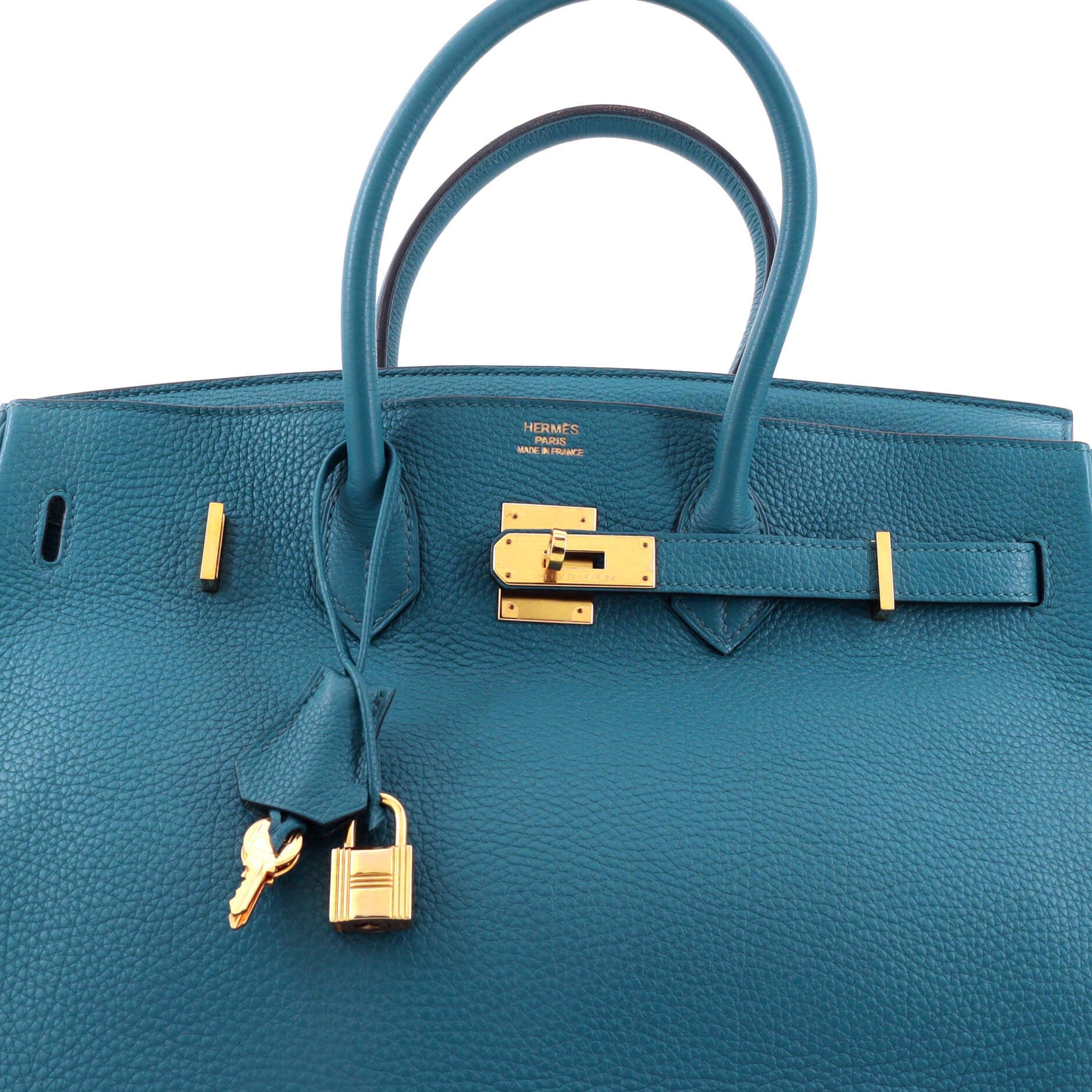 Birkin Handbag Blue Togo with Gold Hardware 35, Alternate, color, Blue