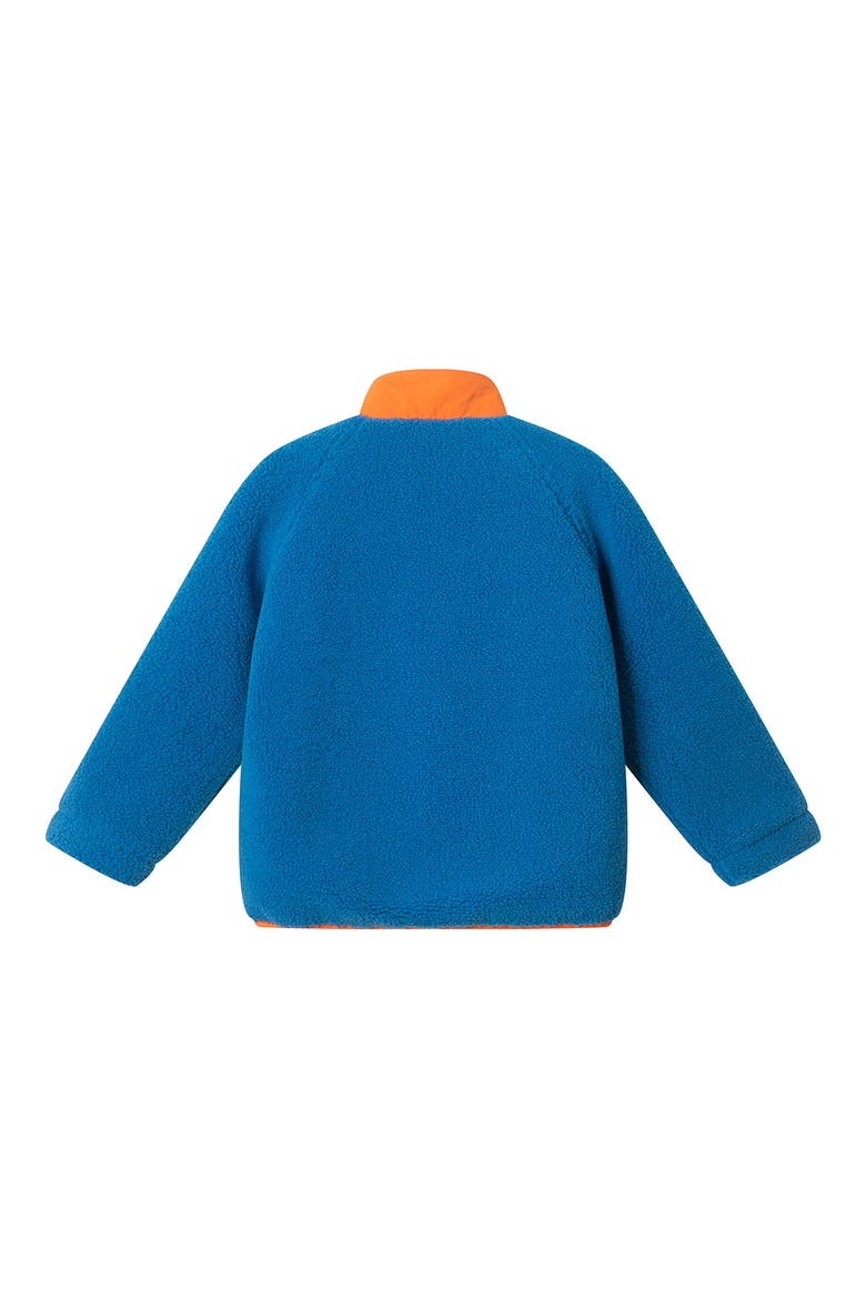 Kids' Colorblock Faux Shearling Jacket, Alternate, color, BLUE
