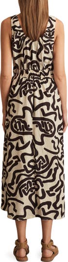 Reiss Akari Linen Blend Maxi Sundress | Nordstrom