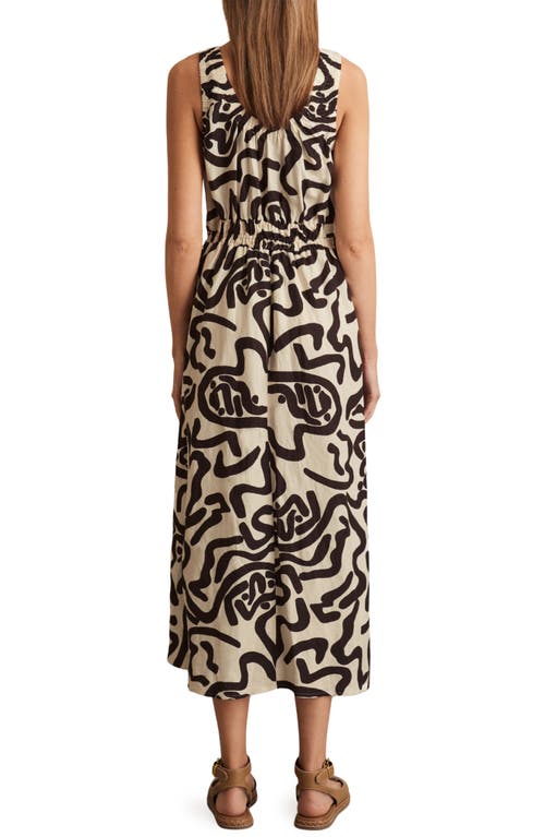 Reiss Akari Linen Blend Maxi Sundress