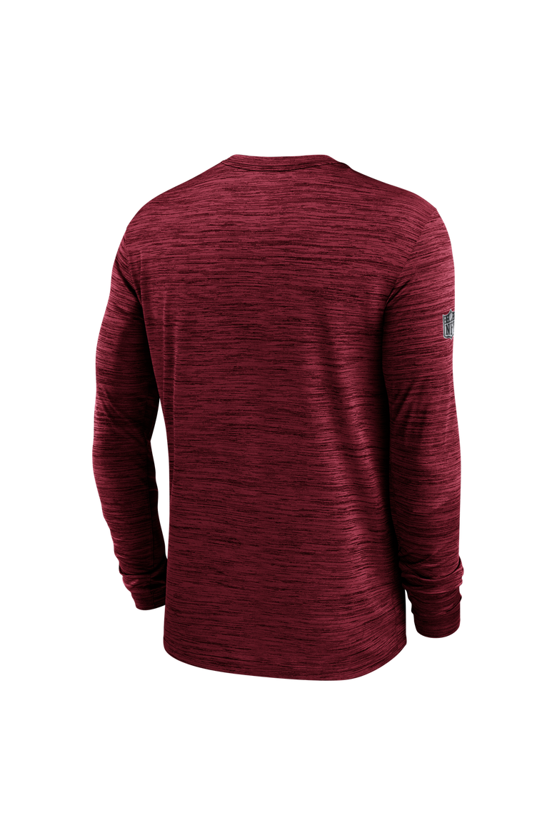 Men's Nike Red Atlanta Falcons Sideline Offensive Transition Velocity Dri-FIT Long Sleeve T-Shirt, Alternate, color, Red