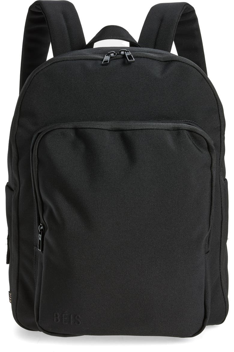 beis travel backpack black BIS 'The Sport Backpack' in a dedicated wipes pocket The Travel Backpack in Black