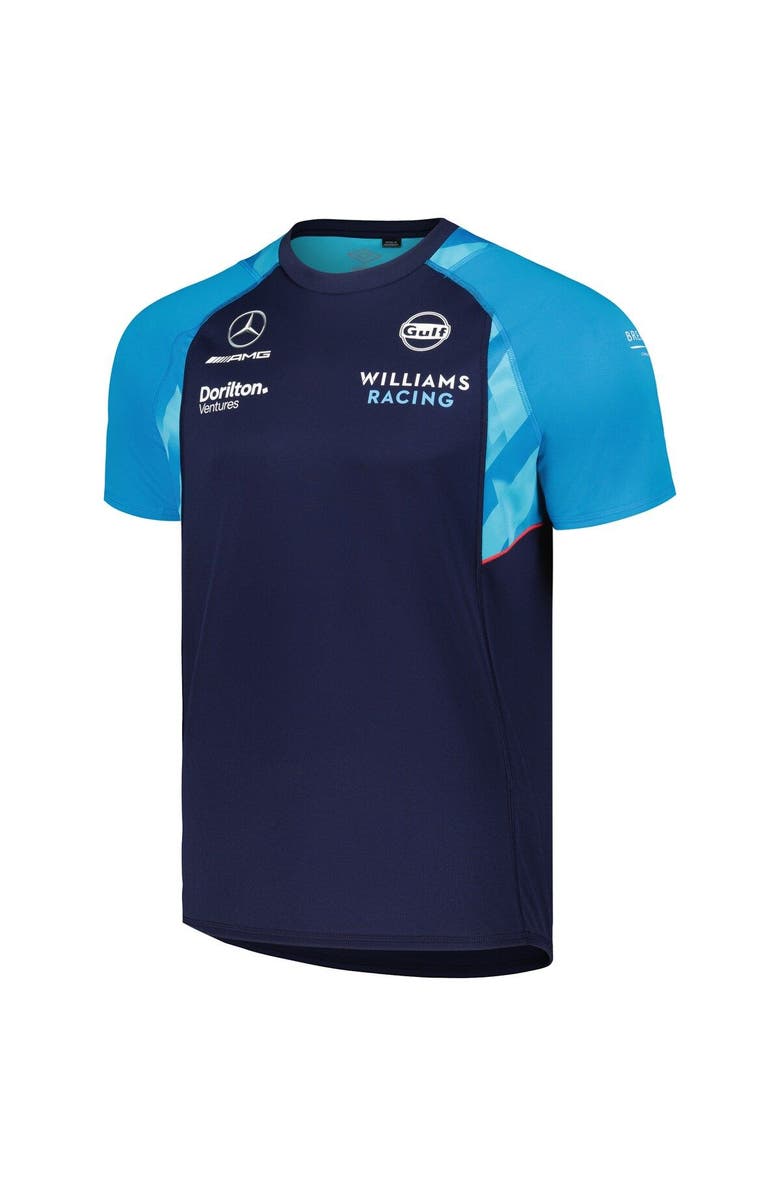 Umbro Men's Umbro Navy/Light Blue Williams Racing 2023 Training Jersey, Alternate, color, 